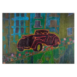 Traditionele auto snijplank