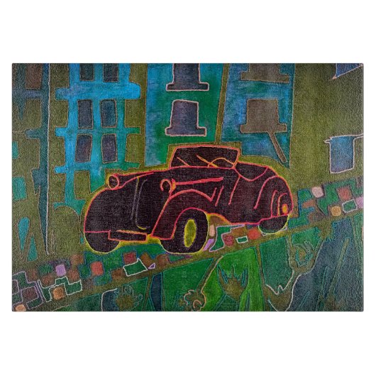 Traditionele auto snijplank (Voorkant)