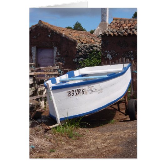 Traditionele Azorische Vissersboot (Voorkant)