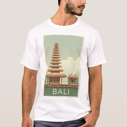 Traditionele Bali tempel T-shirt (Voorkant)