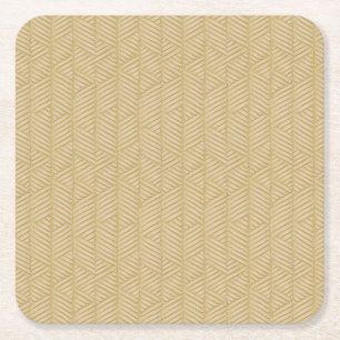 Traditionele bamboe kartonnen onderzetters