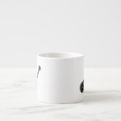 Traditionele Banjo Silhouette Espresso Kop (Voorkant)