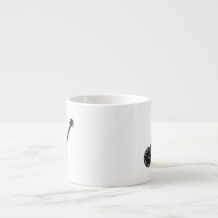 Traditionele Banjo Silhouette Espresso Kop