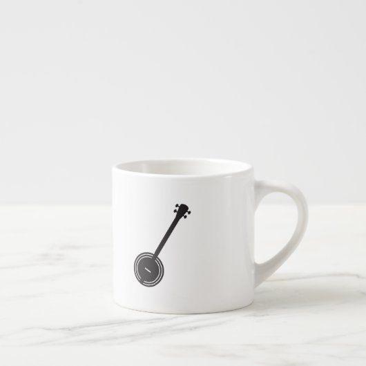 Traditionele Banjo Silhouette Espresso Kop (Rechts)