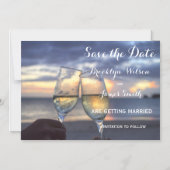 Traditionele batchbruiloft bespaart de datum magnetische uitnodiging (Voorkant)