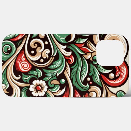 Traditionele Batik telefooncel Case-Mate iPhone Case (Achterkant (horizontaal))