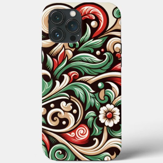 Traditionele Batik telefooncel Case-Mate iPhone Case (Achterkant)
