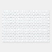 Traditionele Beige Tan Taupe Bruin Blauwgroen Blau Inpakpapier Vel (Voorkant 3)