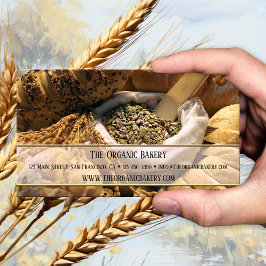 Traditionele biologische broodbakkerij visitekaartje