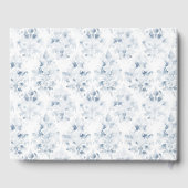 Traditionele bladkam w / boog | Monogram bruiloft Gastenboek (Achterkant)