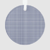 Traditionele blauwe knoop kerst ornament (achterkant)