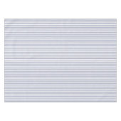 Traditionele blauwe strepen Kerstmis Tafelkleed (Voorkant (Horizontaal))