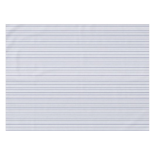 Traditionele blauwe strepen Kerstmis Tafelkleed (Voorkant (Horizontaal))