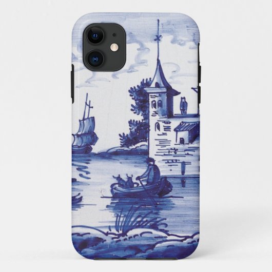Traditionele blauwe tegel in Nederland Case-Mate iPhone Case (Achterkant)