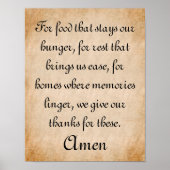 Traditionele blessenaar in deeltijd poster (Voorkant)