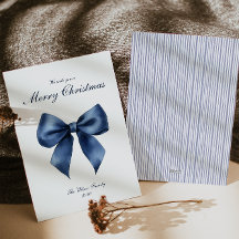 Traditionele Blue Knot kerstvakantie Kaart