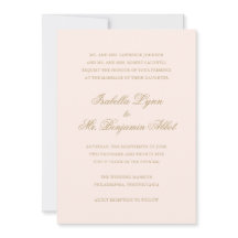 Traditionele Blush Roze Formele Elegante Huwelijk