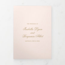 Traditionele Blush Roze Formele Elegante Trouw