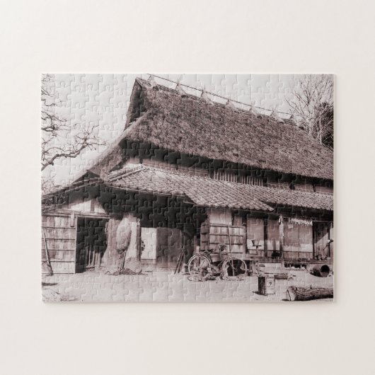 Traditionele boerderij van Mimasaka Legpuzzel (Horizontaal)
