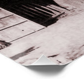 Traditionele boerderij van Mimasaka Perfect Poster (Hoek)