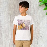 Traditionele Bongo Drum met Muzieknoten