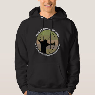 Traditionele Boogschieten Vintage Trad Boog Als He Hoodie