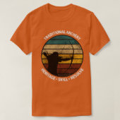 Traditionele  boogschutters voor boogschieten t-shirt (Design voorkant)