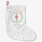 Traditionele botanische kerstkerst met voedingskra kleine kerstsok (Voorkant)