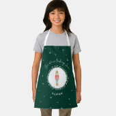 Traditionele botanische kerstkerst met voedingskra schort (Insitu)