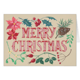 Traditionele Botanische Kerstmis