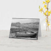 Traditionele boten op het meer van Bled, Slovenië Kaart (Gele Bloem)