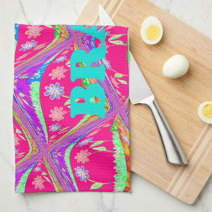 Traditionele Braziliaanse prachtige Samba-kleuren Theedoek