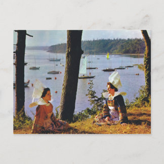 Traditionele Bretonkostuum Briefkaart