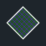 Traditionele Britse plaid tartan Servetten<br><div class="desc">Dit traditionele Britse Schotse tartan plaid patroon in blauw en groen is ideaal voor feestdagen,  verjaardagen en dagelijkse evenementen.</div>