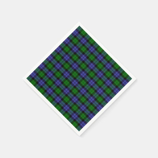 Traditionele Britse plaid tartan Servetten (Hoek)