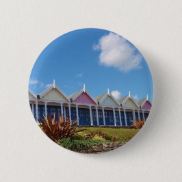 Traditionele Britse strandhuisjes Ronde Button 5,7 Cm
