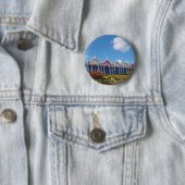 Traditionele Britse strandhuisjes Ronde Button 5,7 Cm (In situ)