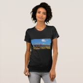 Traditionele Britse strandhuisjes T-shirt (Voorkant volledig)