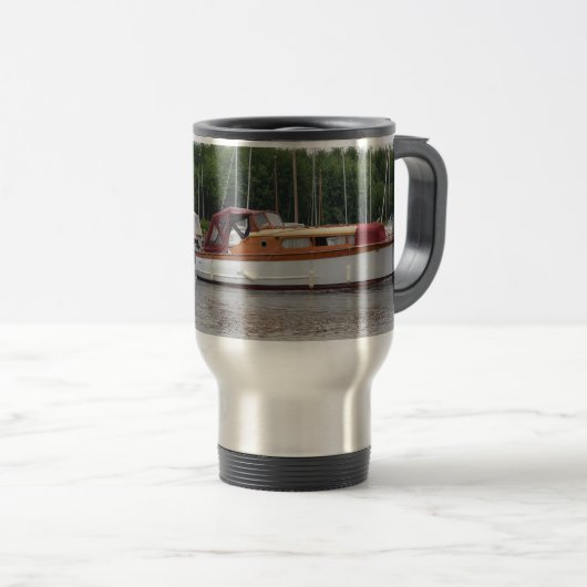 Traditionele bromfietser reisbeker (Voorkant rechts)