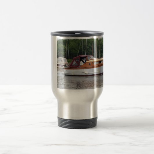 Traditionele bromfietser reisbeker (Center)