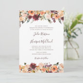 Traditionele bruidsbruiloft in Bourgogne Sinaasapp Kaart (Staand voorkant)