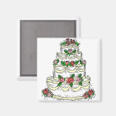 Traditionele bruiloft magneet (Voorkant / Achterkant)