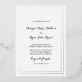 Traditionele bruiloft uitnodiging