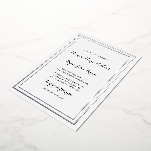 Traditionele bruiloft uitnodiging (Gedraaid)