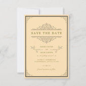 Traditionele bruiloft uitnodiging | tijdloos (Voorkant)