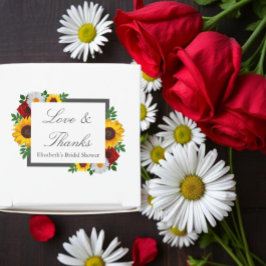 Traditionele Bruiloftsborrel met Bloemen Bedankdoosjes