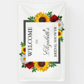 Traditionele Bruiloftsborrel met Bloemen Spandoek (Verticaal)