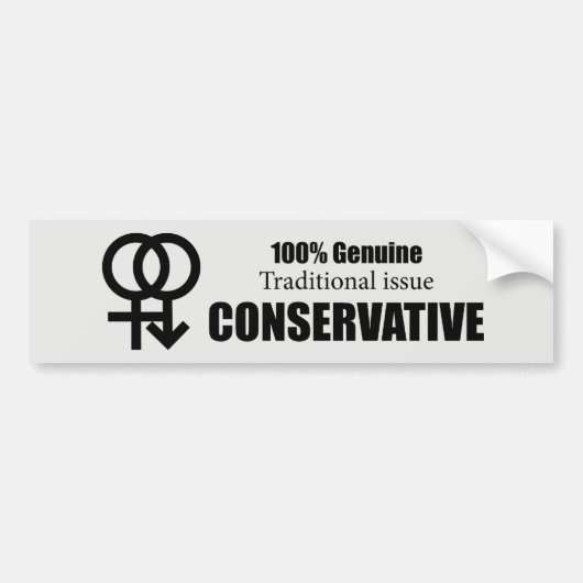 Traditionele bumpersticker (Voorkant)