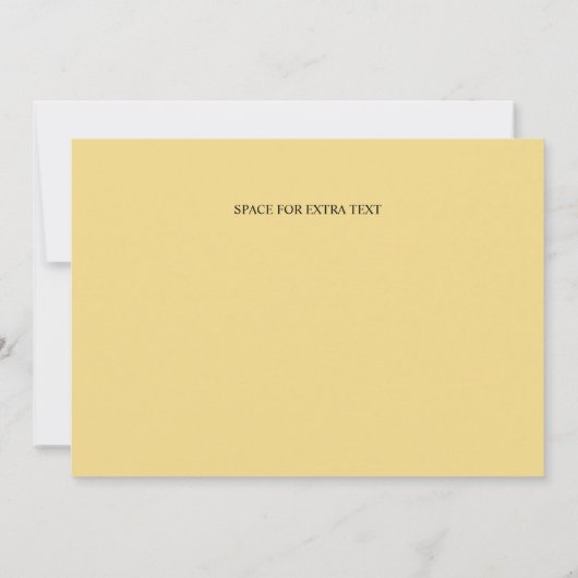 Traditionele Calligrafie Foto Bruiloft Save The Date (Achterkant)