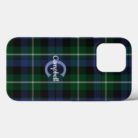 Traditionele Campbell Clan Tartan Pset Case-Mate iPhone Case (Achterkant (horizontaal))